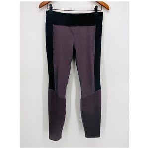 Fabletics Black Mauve Colorblock Powerhold Legging